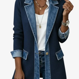 Gwenaëlle - Veste structurée bicolore