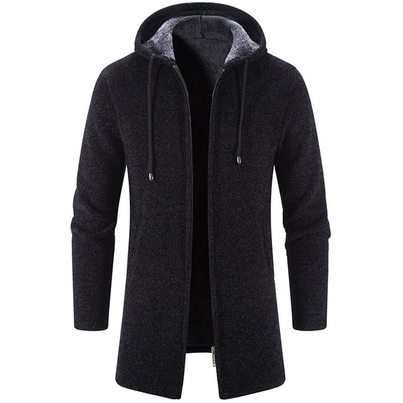 Reginald – Veste à Capuche Homme en Polaire – Manteau Extérieur Doux et Chaud avec Coupe Confortable pour Temps Froid
