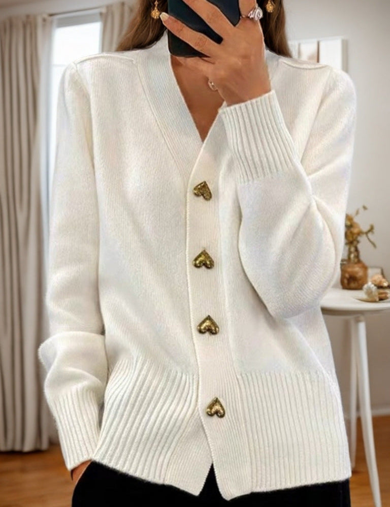 Lana Gilet Femme en Maille – Cardigan Sans Manches en Tissu Doux & Luxueux pour Toutes Saisons