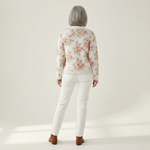 Elaris | Cardigan en maille vintage pour femme - vue de dos