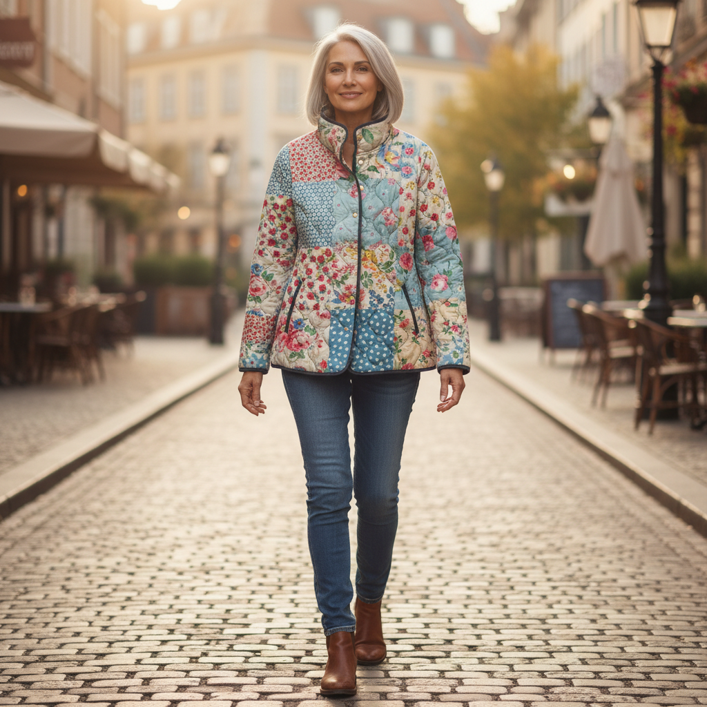 Ophélie – Veste doublée - en extérieur