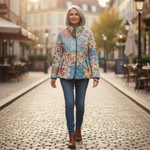 Ophélie – Veste doublée - en extérieur