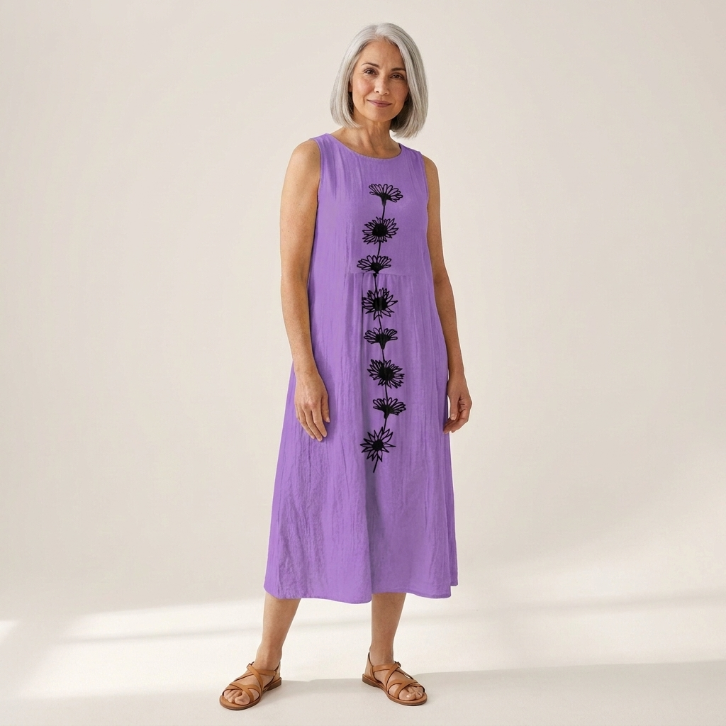 Emma - robe fluide et confortable pour femme, tenue confortable au quotidien