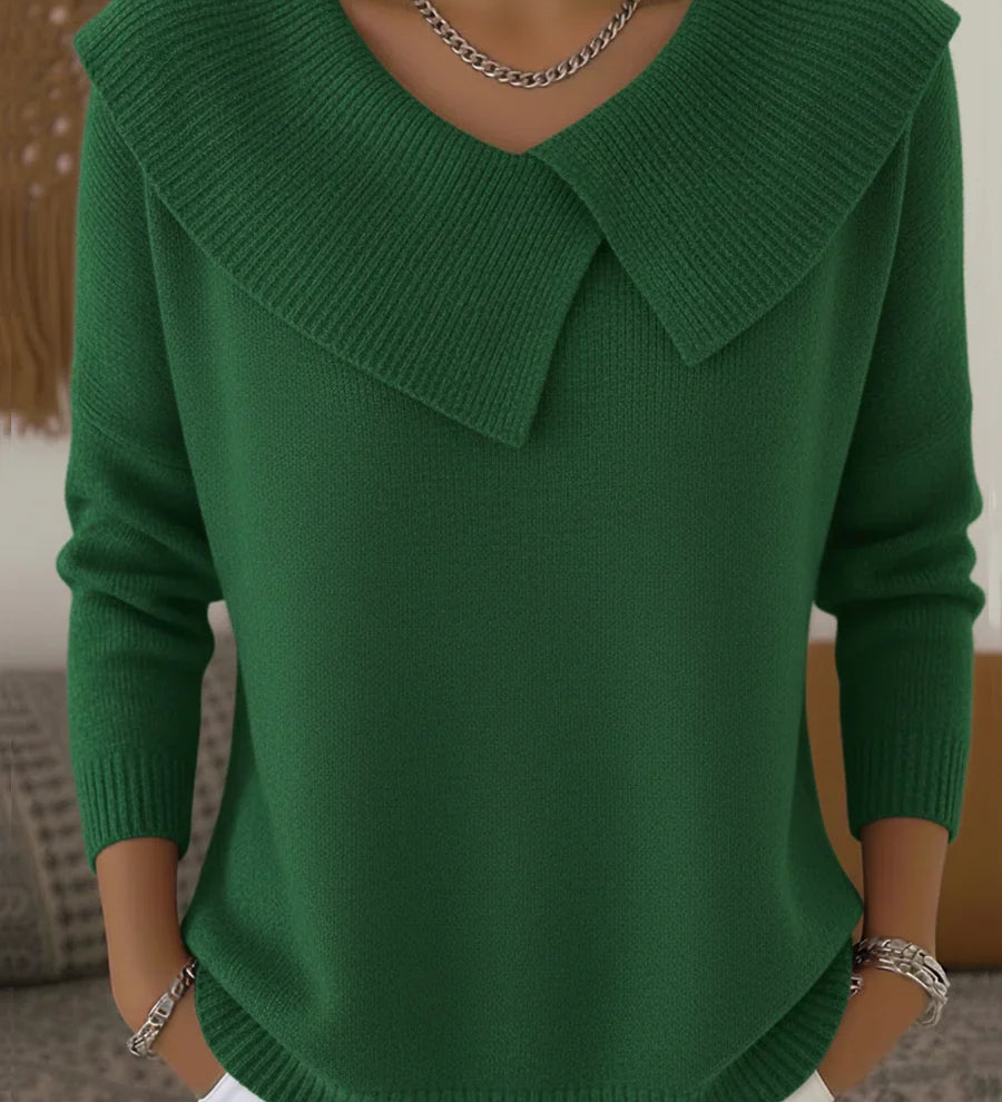 Stella™ | Pull de Noël à Col Revers