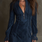 Rachel™ | Mini Robe en Daim