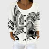 Lena | Cardigan en tricot confortable avec boutons