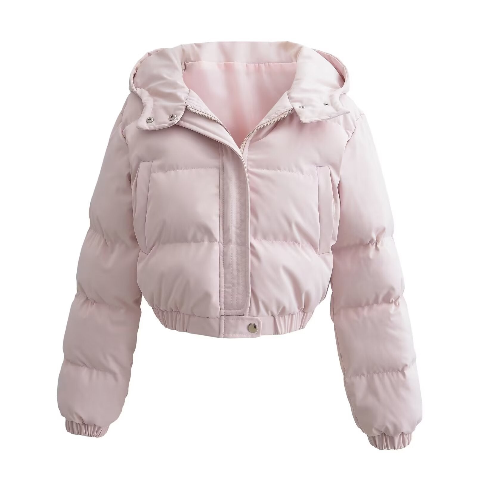 Vina Veste Courte Femme Matelassée à Capuche – Coupe Moderne & Confort Chaleureux