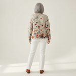 Meliora | Cardigan en maille vintage pour femme - vue de dos