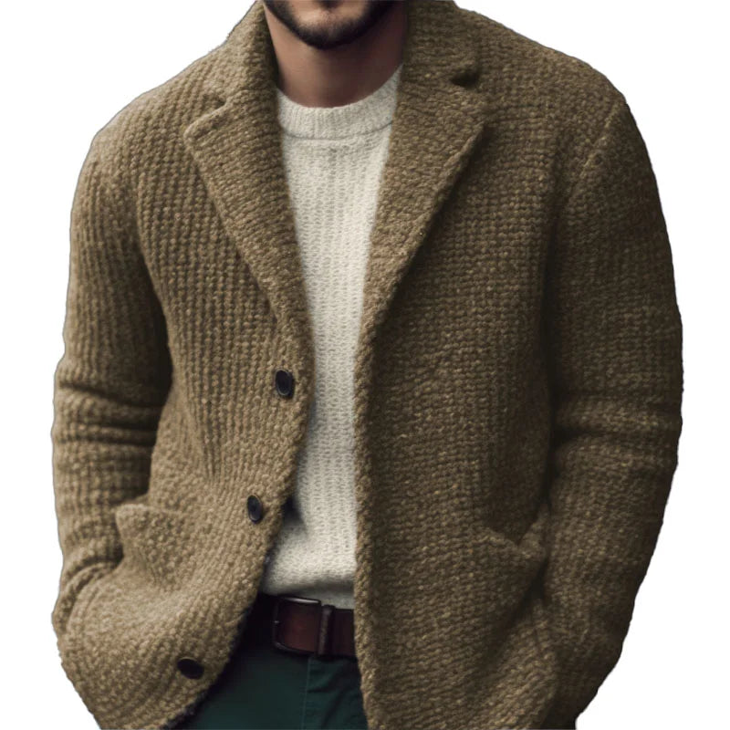 Derek Cardigan Homme – Tricot Doux, Coupe Régulière & Fermeture à Boutons Élégante