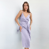 Coco Robe d'Été Femme – Légère, Respirante & Élégante avec Fente, Parfaite pour l'Été