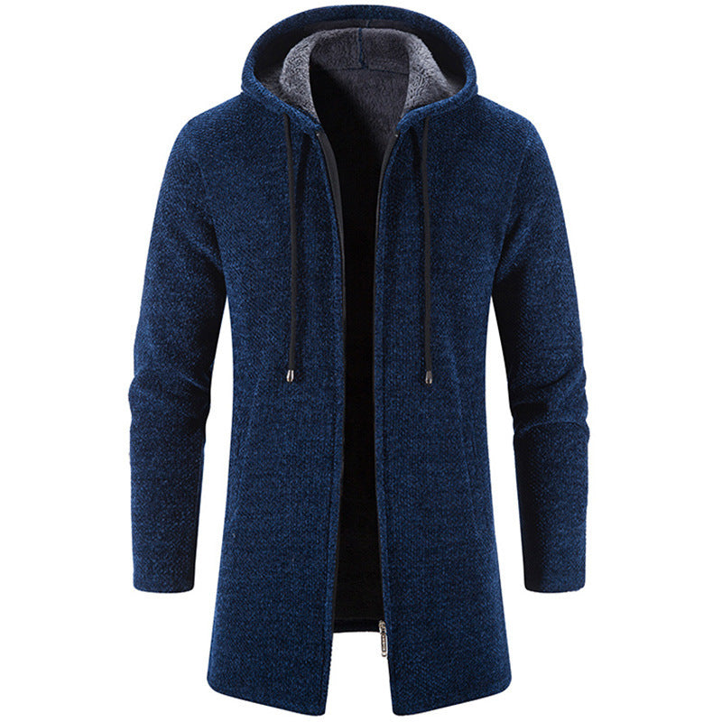 Reginald – Veste à Capuche Homme en Polaire – Manteau Extérieur Doux et Chaud avec Coupe Confortable pour Temps Froid