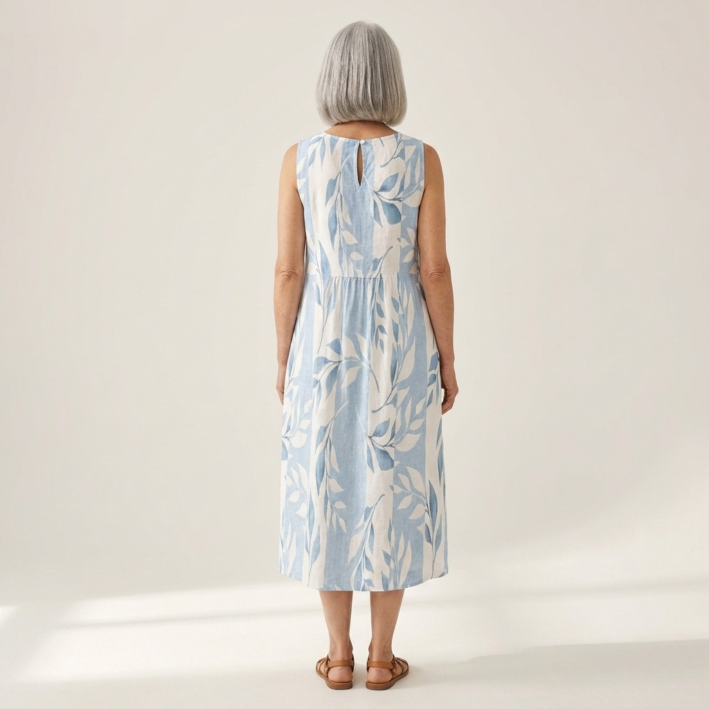 Joy - robe fluide et confortable pour femme, portée en tenue d’été