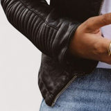 Anais™ | Veste en cuir élégante