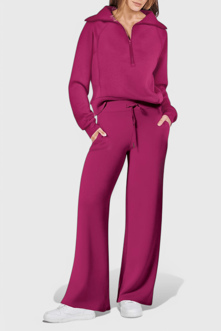 Madeline - Ensemble pull ample & pantalon large