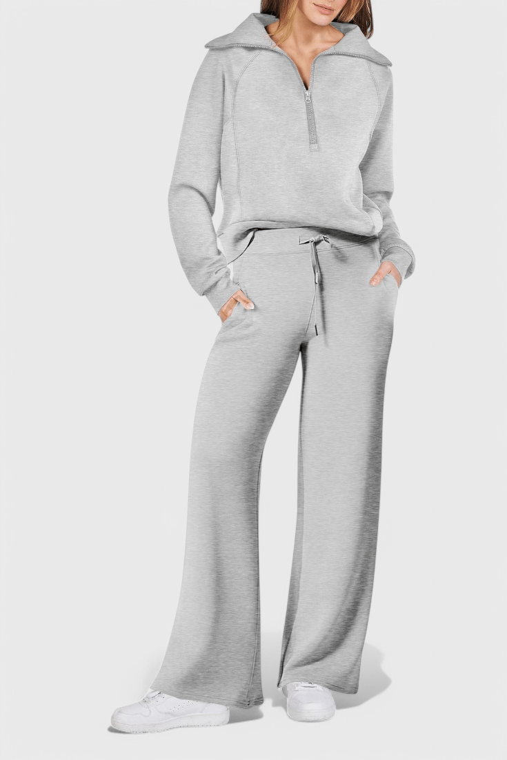 Madeline - Ensemble pull ample & pantalon large