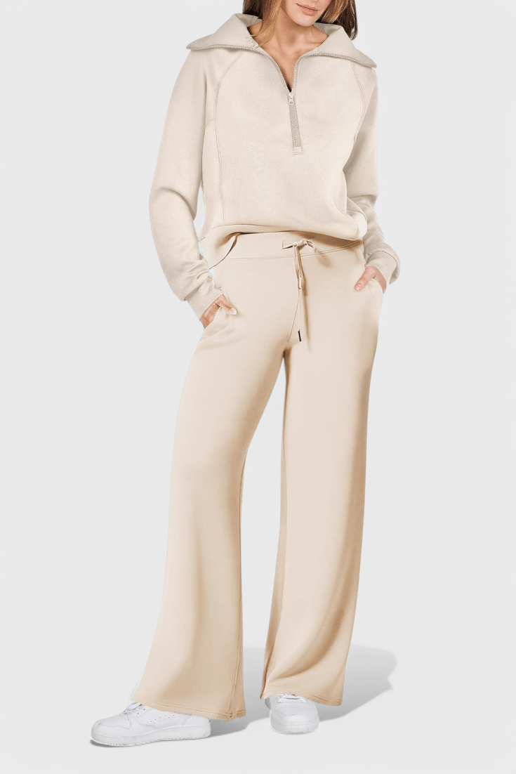 Madeline - Ensemble pull ample & pantalon large