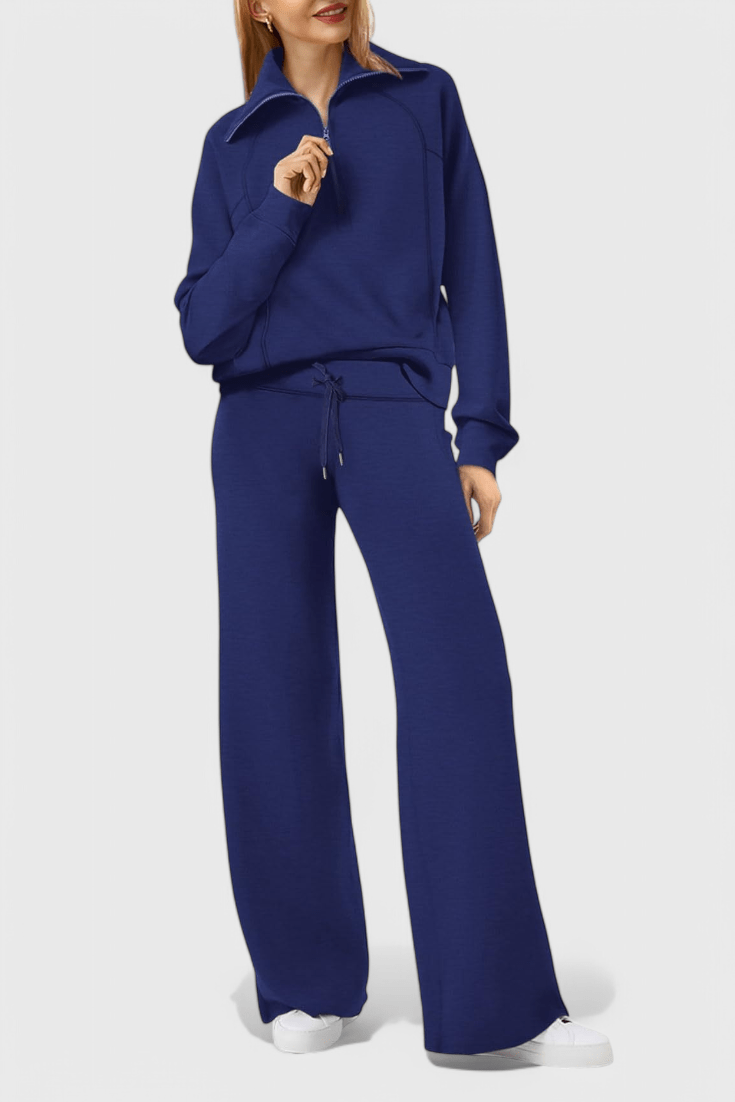 Madeline - Ensemble pull ample & pantalon large