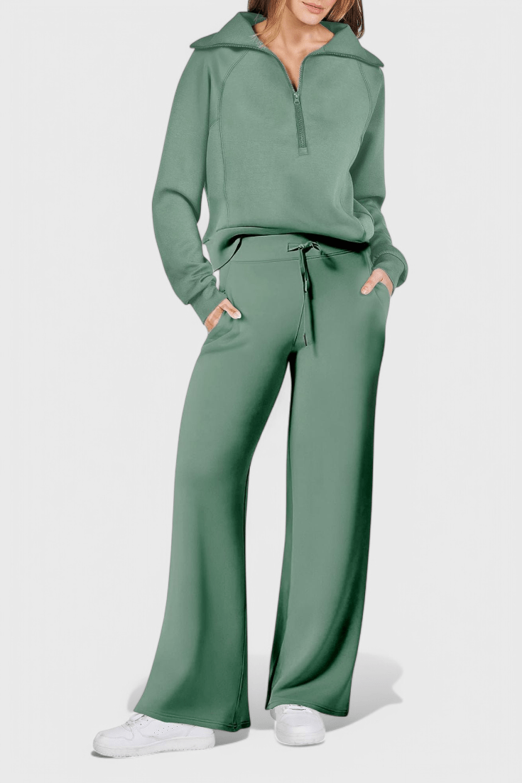 Madeline - Ensemble pull ample & pantalon large