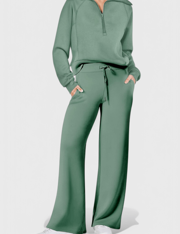 Madeline - Ensemble pull ample & pantalon large