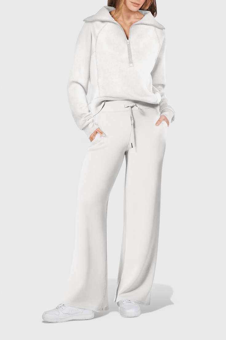Madeline - Ensemble pull ample & pantalon large