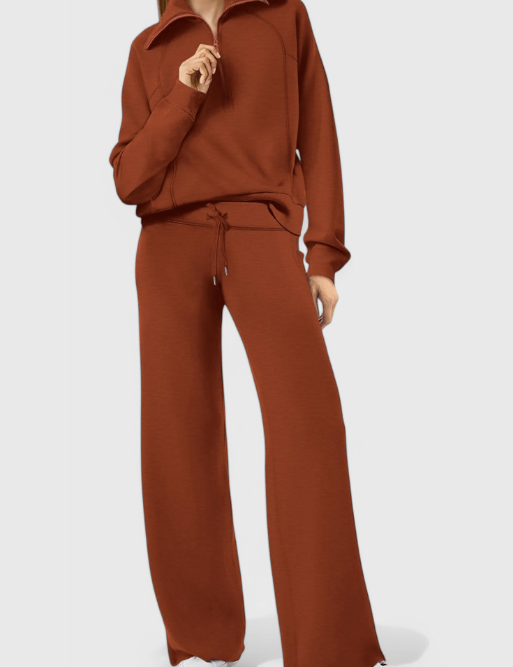 Madeline - Ensemble pull ample & pantalon large