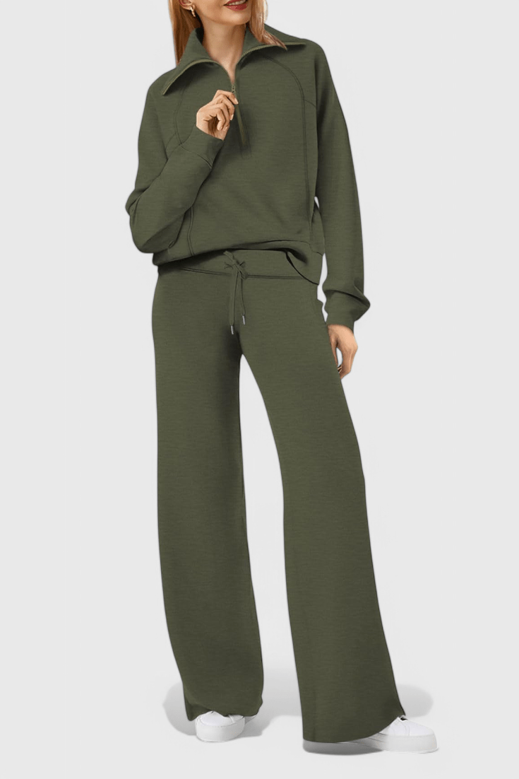 Madeline - Ensemble pull ample & pantalon large