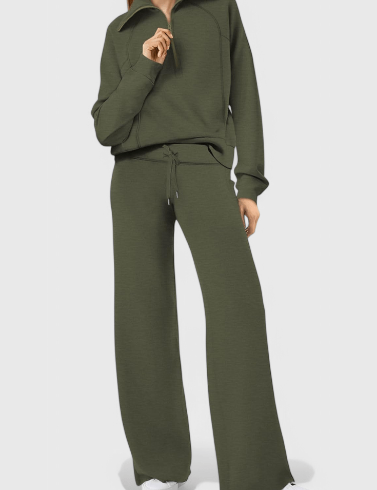 Madeline - Ensemble pull ample & pantalon large