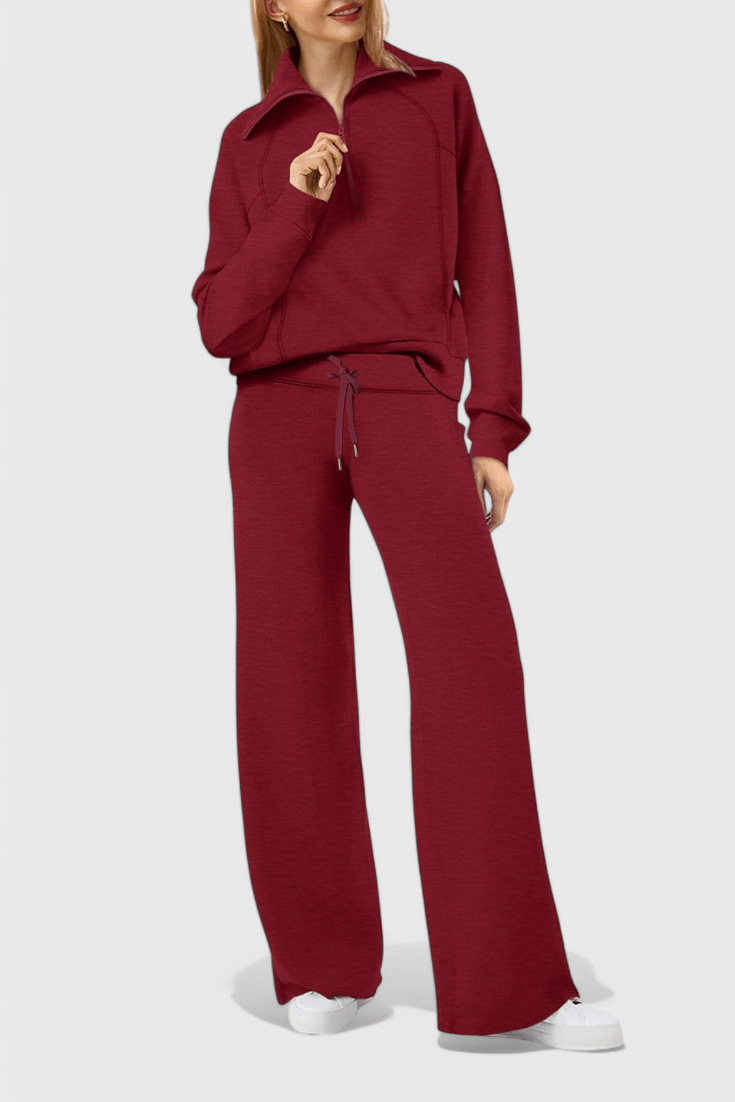 Madeline - Ensemble pull ample & pantalon large