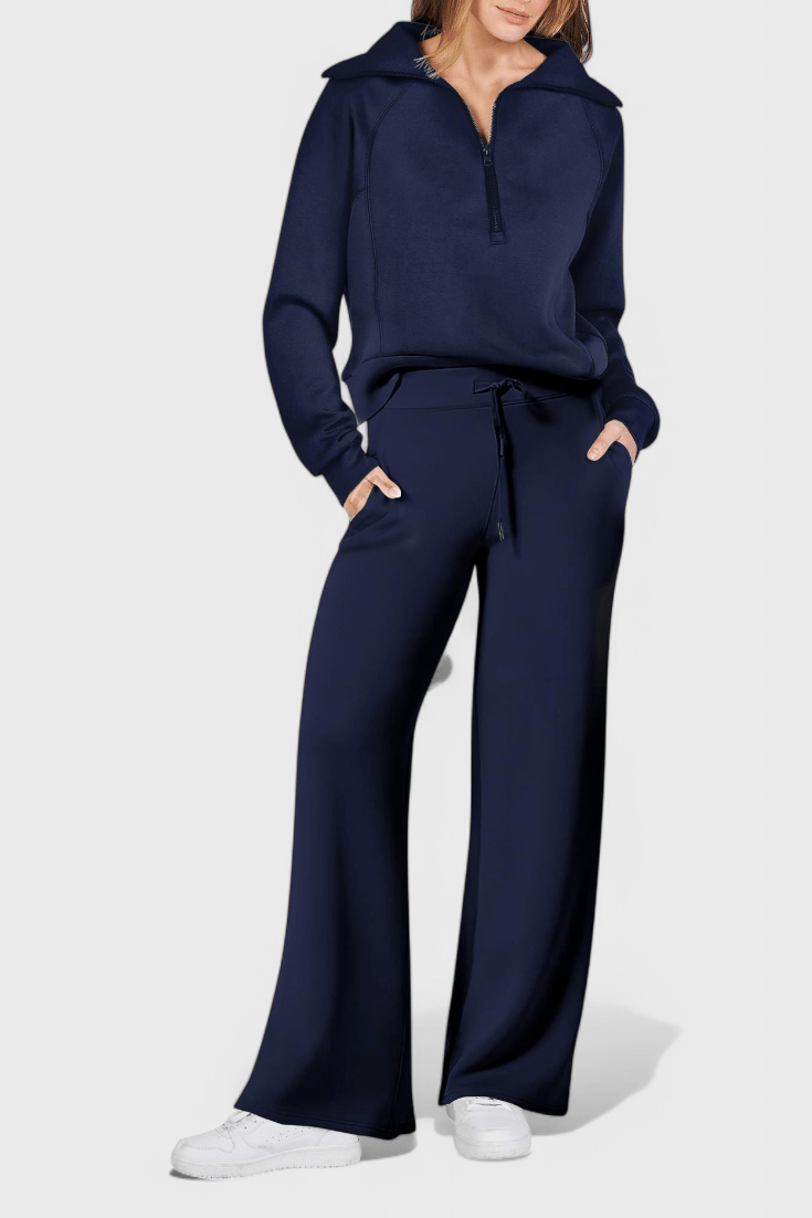Madeline - Ensemble pull ample & pantalon large