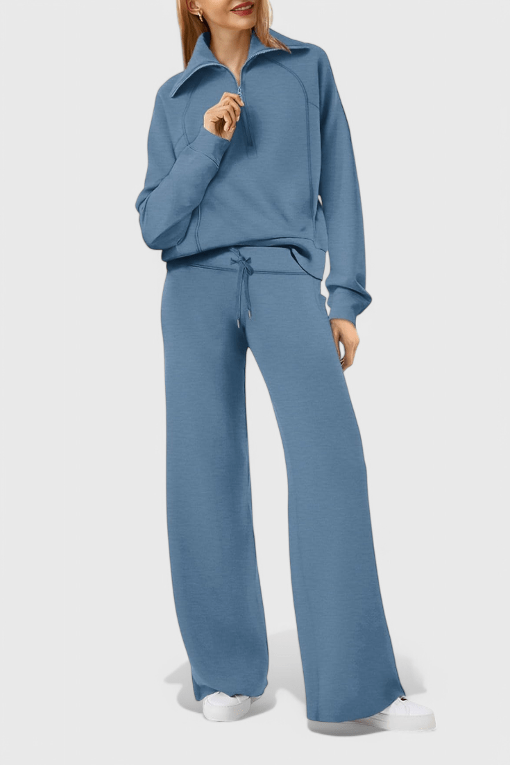 Madeline - Ensemble pull ample & pantalon large