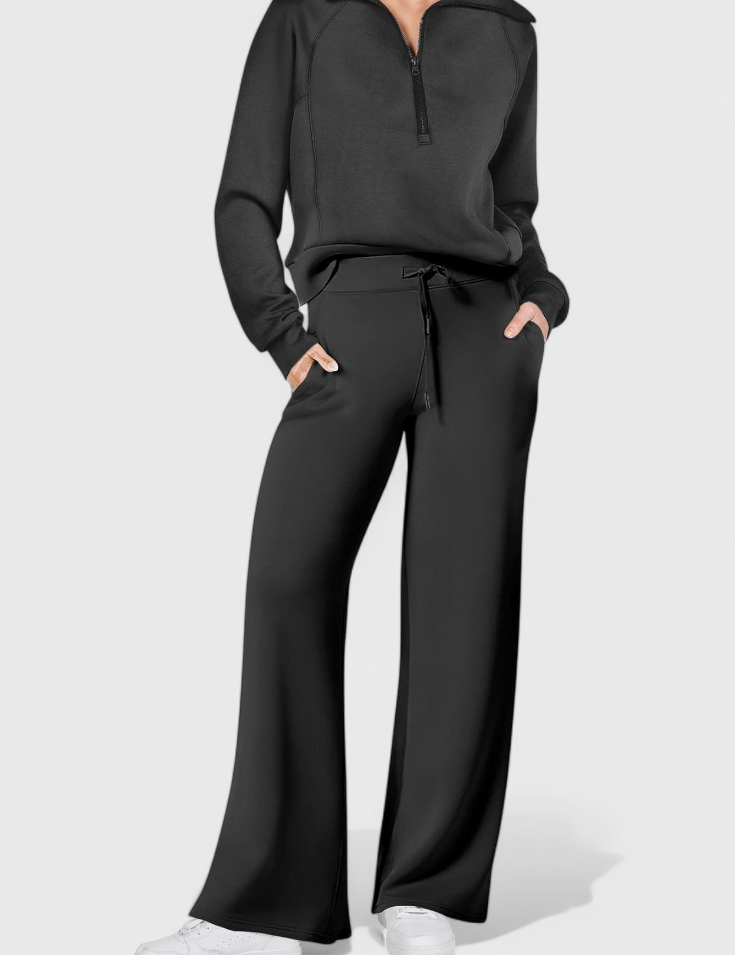 Madeline - Ensemble pull ample & pantalon large