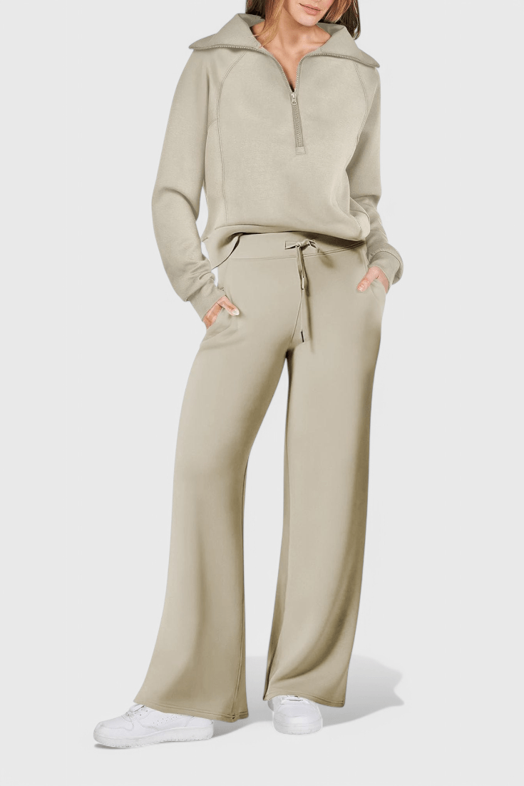 Madeline - Ensemble pull ample & pantalon large