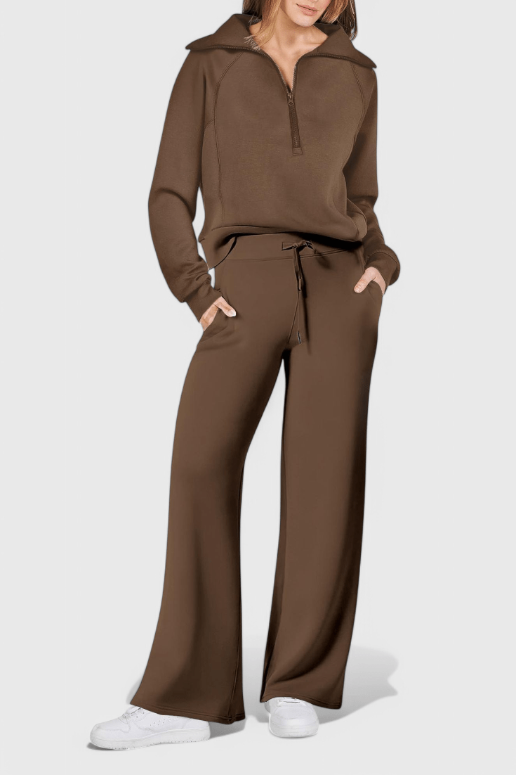 Madeline - Ensemble pull ample & pantalon large