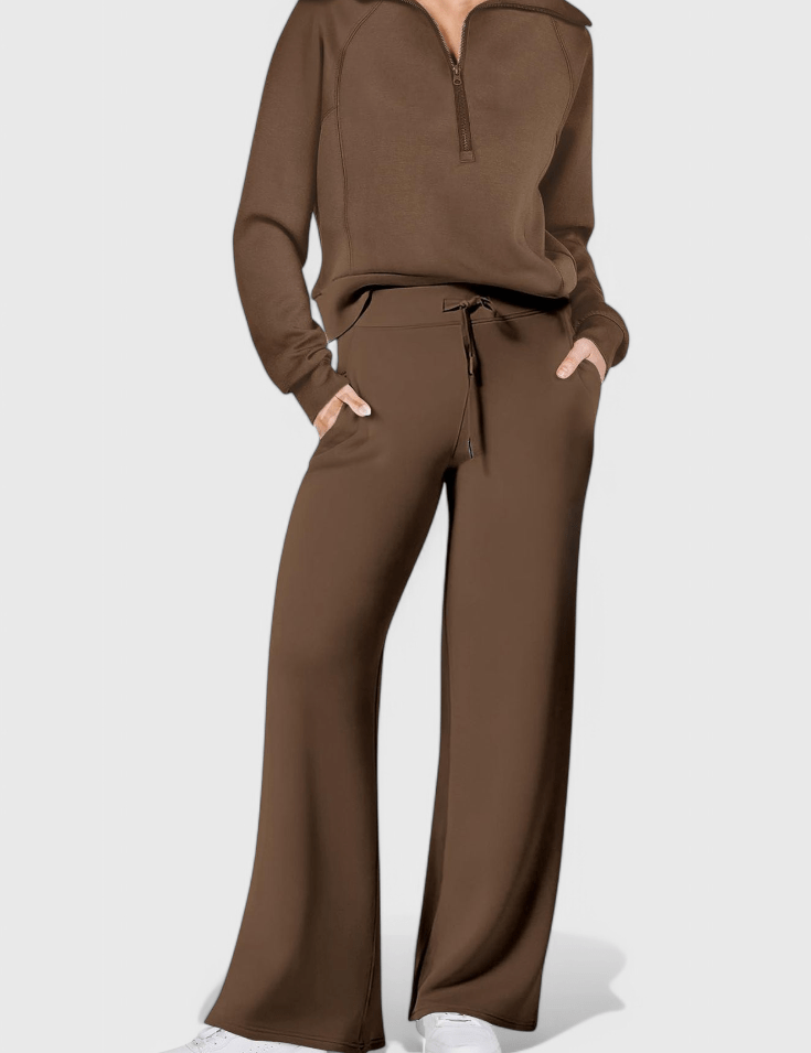 Madeline - Ensemble pull ample & pantalon large