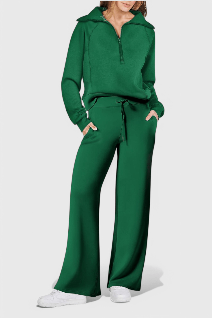 Madeline - Ensemble pull ample & pantalon large