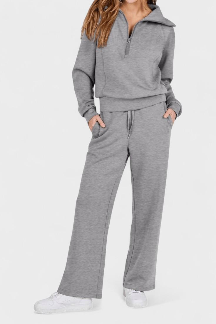 Madeline - Ensemble pull ample & pantalon large