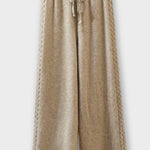 Hortense - Ensemble pull torsadé & pantalon large en maille