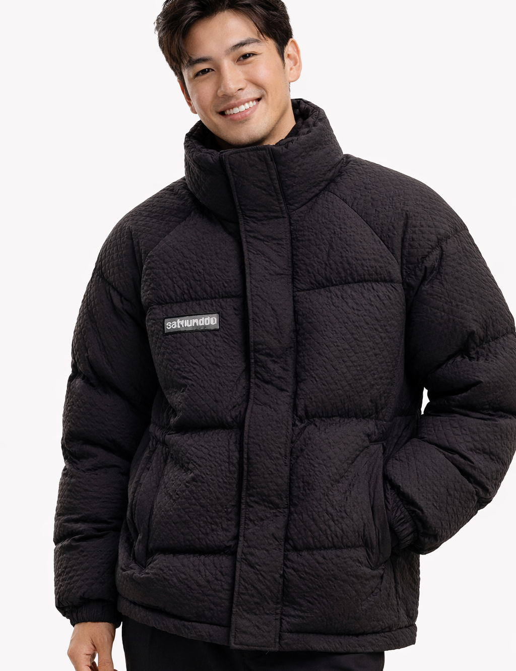 Alex Doudoune Épaisse Homme – Col Montant, Coupe Ample & Style Urbain Hiver