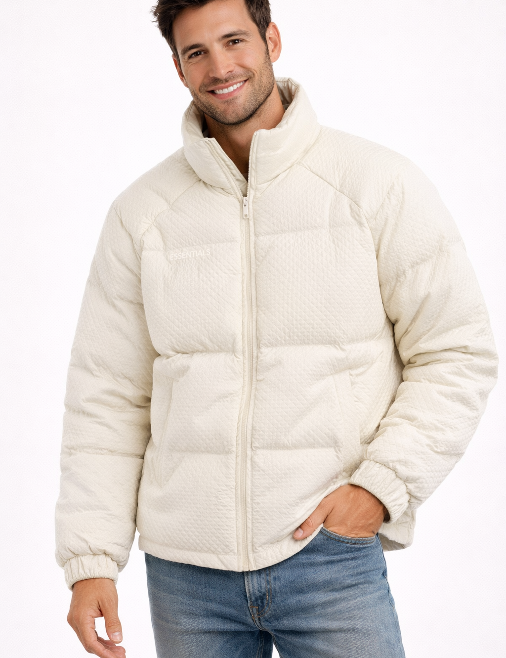 Alex Doudoune Épaisse Homme – Col Montant, Coupe Ample & Style Urbain Hiver