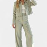Clarisse - Ensemble veste courte & pantalon large