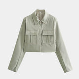 Clarisse - Ensemble veste courte & pantalon large