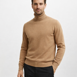 Antoine Pull Homme Col Roulé Épais – Doublure Laine, Velours Chaud, Coupe Décontractée