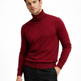 Antoine Pull Homme Col Roulé Épais – Doublure Laine, Velours Chaud, Coupe Décontractée