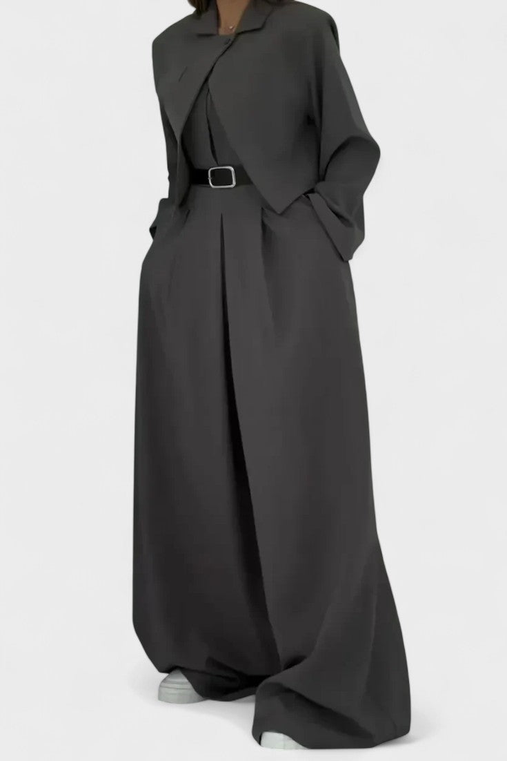 Blandine - Ensemble trois pièces blazer, bustier & pantalon