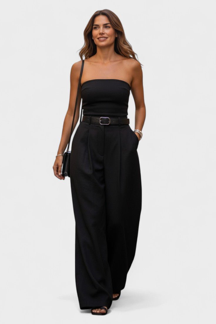 Blandine - Ensemble trois pièces blazer, bustier & pantalon