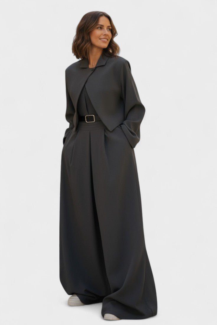 Blandine - Ensemble trois pièces blazer, bustier & pantalon