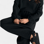 Charline - Ensemble haut ample à manches longues & pantalon large