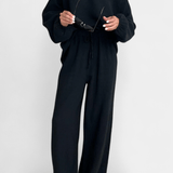 Charline - Ensemble haut ample à manches longues & pantalon large