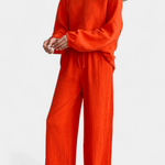 Charline - Ensemble haut ample à manches longues & pantalon large