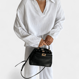 Charline - Ensemble haut ample à manches longues & pantalon large